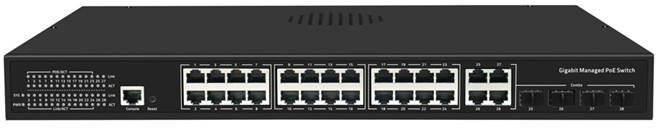 Коммутатор PoE управляемый PRIORAT PRT-SG-1428PM Коммутатор PoE управляемый PRIORAT PRT-SG-1428PM